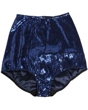 Dolce & Gabbana Ondergoed ,Blauw ,Nylon High Waist Girdle