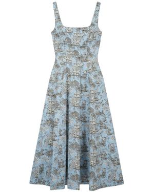STAUD Wells Dress - Blauw