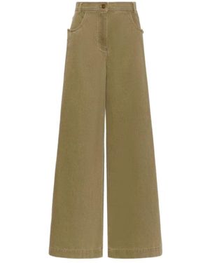 Max Mara Wide Trousers - Verde
