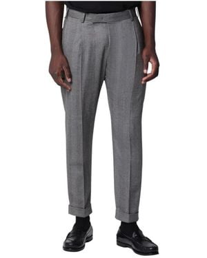 PT Torino Recht Gesneden Pantalon - Grijs
