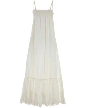 Saint Laurent Maxi Dresses - White
