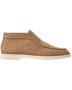 SCAROSSO Ankle Boots - Natural