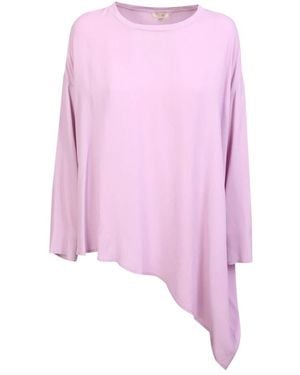 HER SHIRT HER DRESS Long Sleeve T-Shirts - Pink
