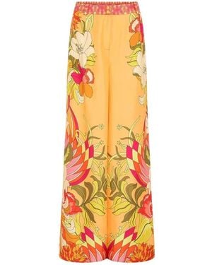 CAMILLA Wide Trousers - Yellow