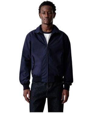 Fred Perry Bomber Jackets - Blu