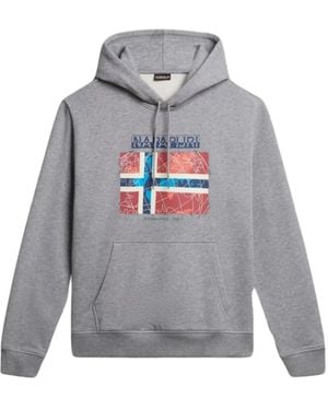 Napapijri Hoodies - Gray