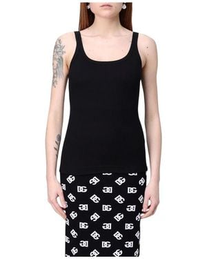Dolce & Gabbana Sleeveless Tops - Negro