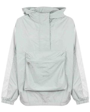 Autry Jassen ,Blauw ,Nylon Nylon Shell Jas Met Capuchon