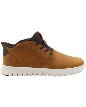 Geox Lace-Up Boots - Brown
