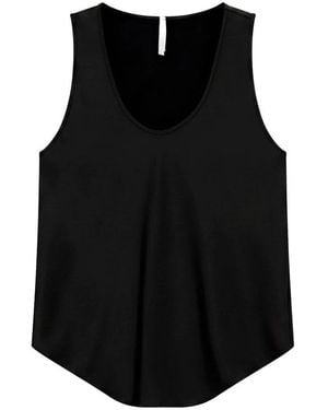 Imperial Mouwloze Top - Zwart