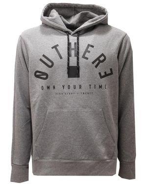 OUTHERE Grauer Baumwoll-Hoodie