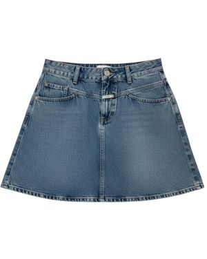 Closed Rokken ,Blauw ,Denim Denim Skirts
