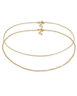 Elli Jewelry Necklace Set - Mettallic