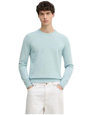 Trussardi Rundhals-Strickpullover - Blau