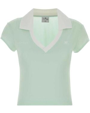 Courreges Polo Shirts - Green