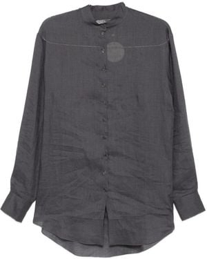 Cortana Overhemden ,Blauw ,Raoul Oversized Shirt - Grijs