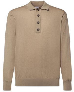 Eleventy Polo Shirts - Natural