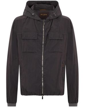 Moorer Elton Hooded Jacket - Zwart