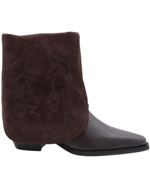 Bibi Lou Cowboy Boots - Marrón