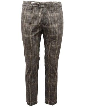 Michael Coal Slim-Fit Trousers - Grey