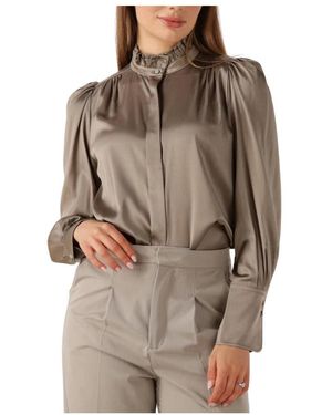 Dea Kudibal Overhemden ,Bruin ,Roberta Blouse