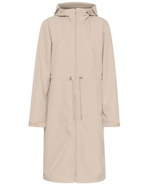 Cream Parkas - Natural