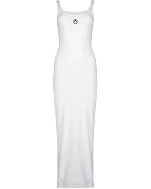 Marine Serre Maxi Dresses - Blanco