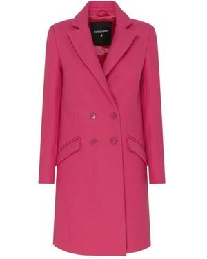 Patrizia Pepe Double-Breasted Coats - Rosa