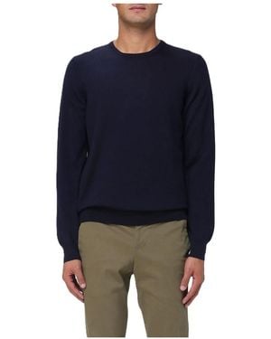 Tagliatore Round-Neck Knitwear - Blue