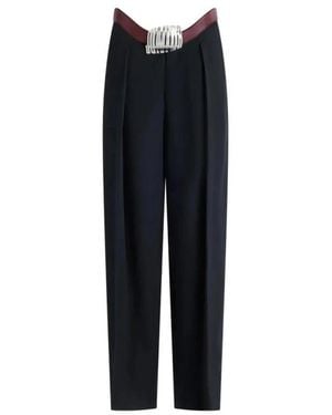 Jean Paul Gaultier Tapered Trousers - Black