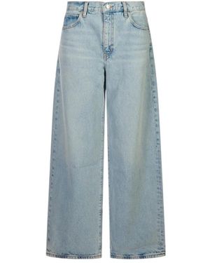 FRAME Wide Jeans - Azul