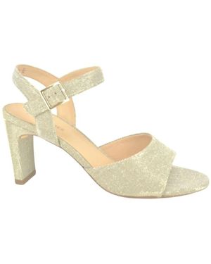 Peter Kaiser Schoenen ,Geel ,Goud Glitter Sand. 6Cm - Metallic