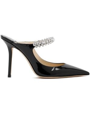 Jimmy Choo Bing 100 Patent Pump - Black