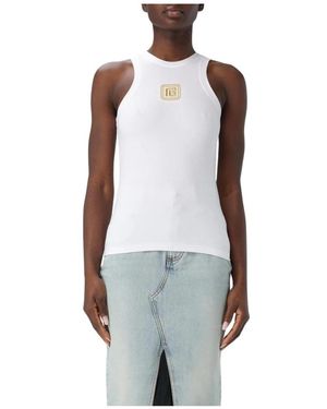 Balmain Sleeveless Tops - Morado