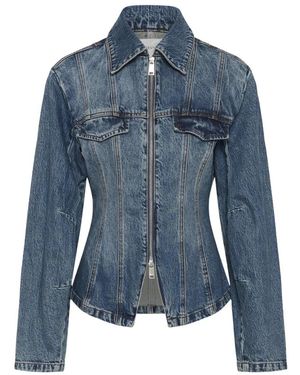 Gestuz Jassen ,Blauw ,Denim Denim Jassen