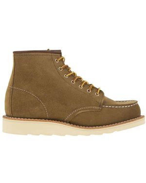 Red Wing Lace-Up Boots - Marron