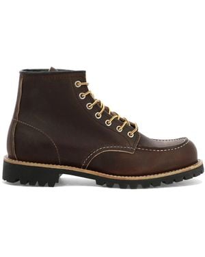 Red Wing Lace-Up Boots - Marrone
