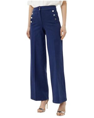 Silvian Heach Wide Trousers - Azul