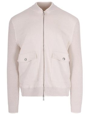 Eleventy Jassen ,Katoen Giubbino Misto Cotone - Roze