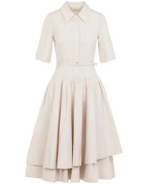 Co. Ss Gürtel-Longdress - Natur