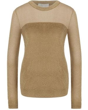 Michael Kors Round-Neck Knitwear - Neutro