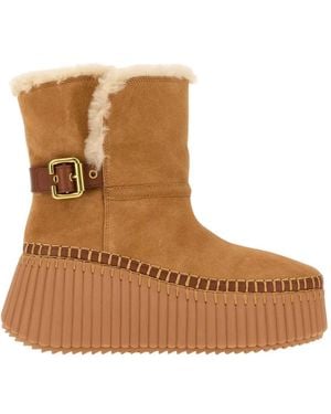 Chloé Nama Enkellaars - Bruin