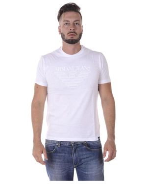 Armani Jeans Casual logo print top - Lila