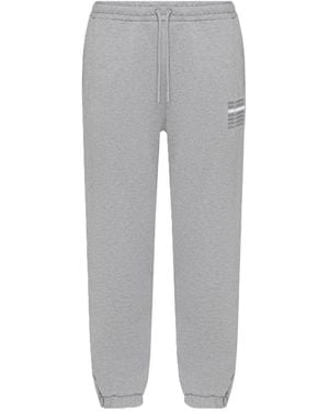 Karl Lagerfeld Cotton Sweatpants With Logo - Grijs