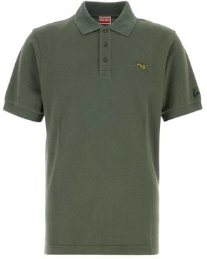 KENZO Polo Shirts - Green