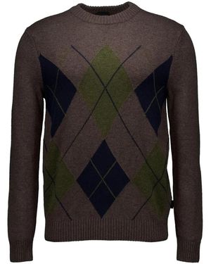 Bugatti Round-Neck Knitwear - Nero