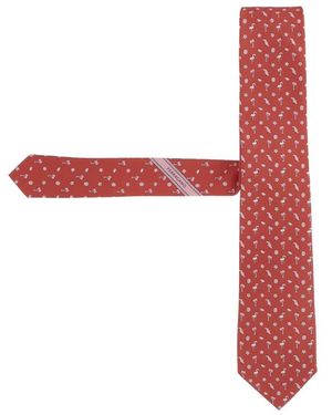 Ferragamo Seidenkrawatte - Rot