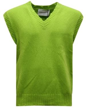 Amaranto Sleeveless Knitwear - Groen