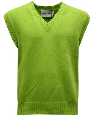 Amaranto Sleeveless Knitwear - Green