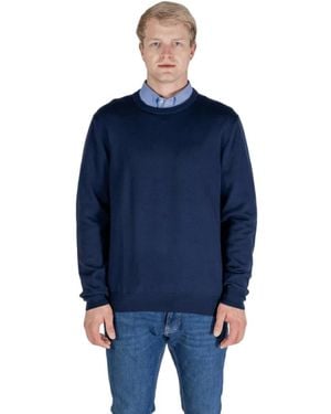 Aquascutum Round-Neck Knitwear - Bleu